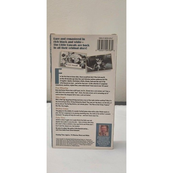 The Little Rascals VHS Vol. 6 Mike Fright, Washee Ironee, Fishy Tales - Picture 3 of 6